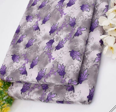 2 Pcs Women's Unstitched Printed Suit
